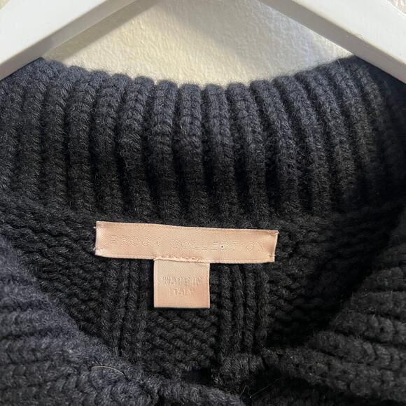 EUC $1995 Brock Collection Black Cashmere Tanya Duster Cardigan Sweater - Picture 4 of 7